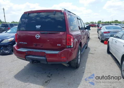 2008 Nissan Armada Se from USA, damaged, VIN 5N1AA08C18N612606